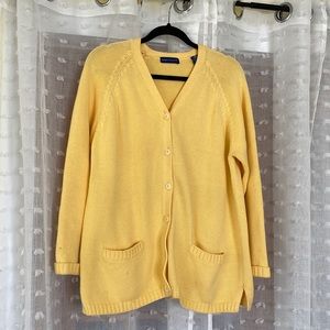 100% cotton cardigan